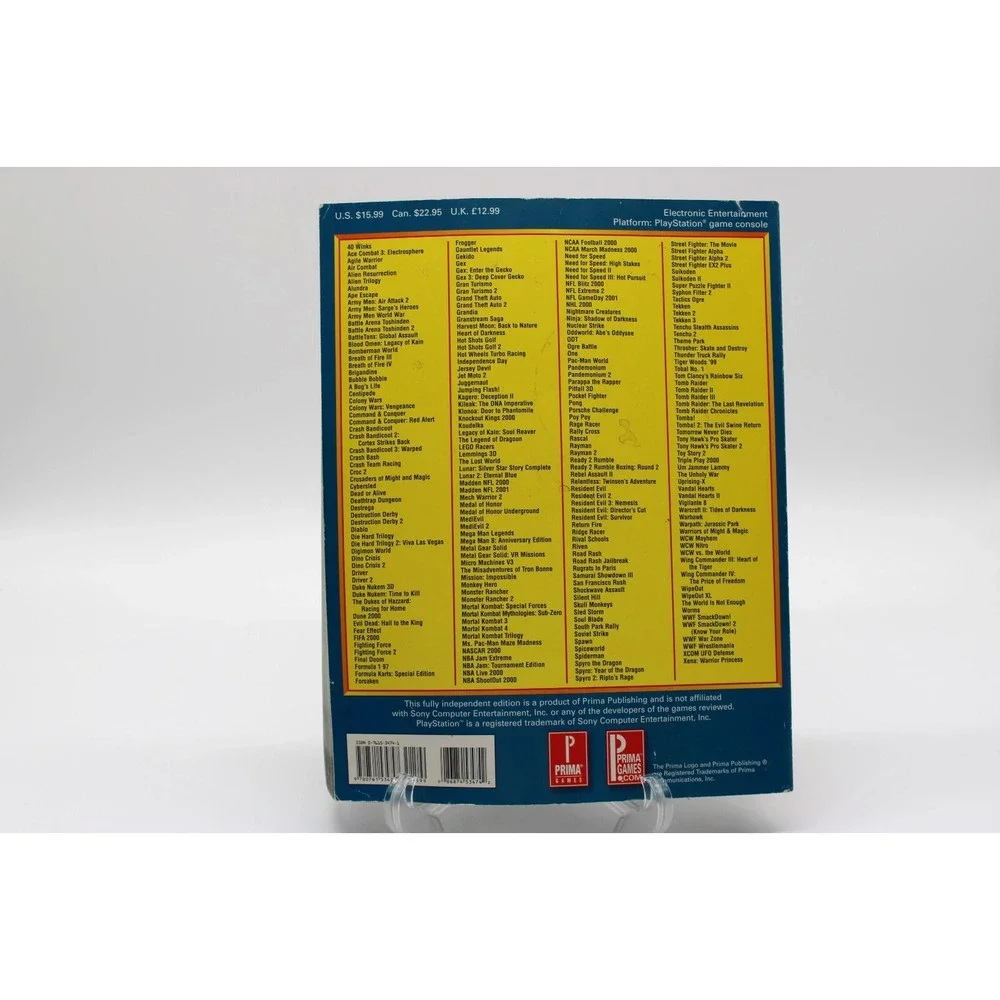 The BIG Playstation Book Volume 2001 Primas Unauthorized Game Secrets 640 pgs